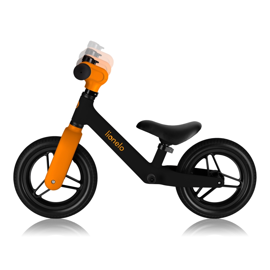 Lionelo - Bicicleta sin pedales TONI negro y naranja
