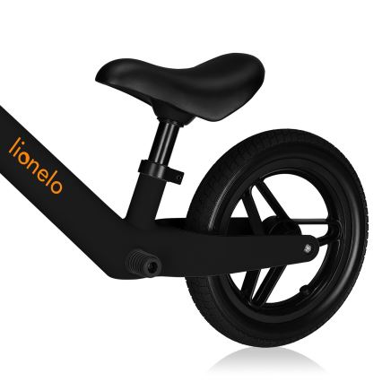 Lionelo - Bicicleta sin pedales TONI negro y naranja