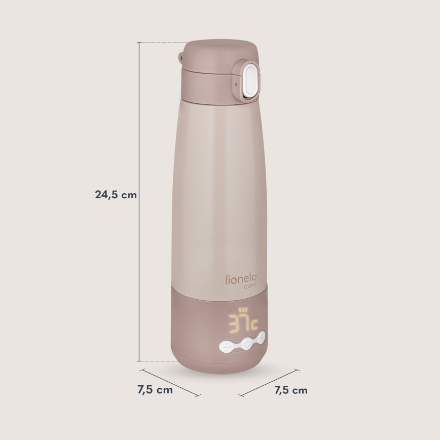 Lionelo - Calentador de biberones recargable THERMUP 55W/5V