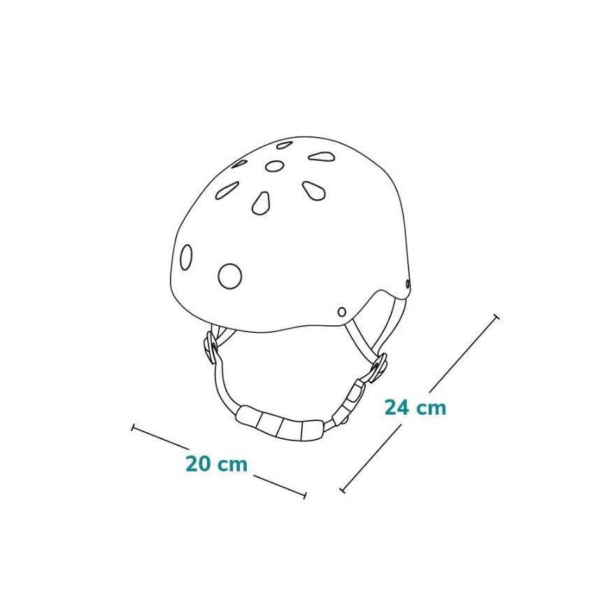Lionelo - Casco infantil HELMET Rosa