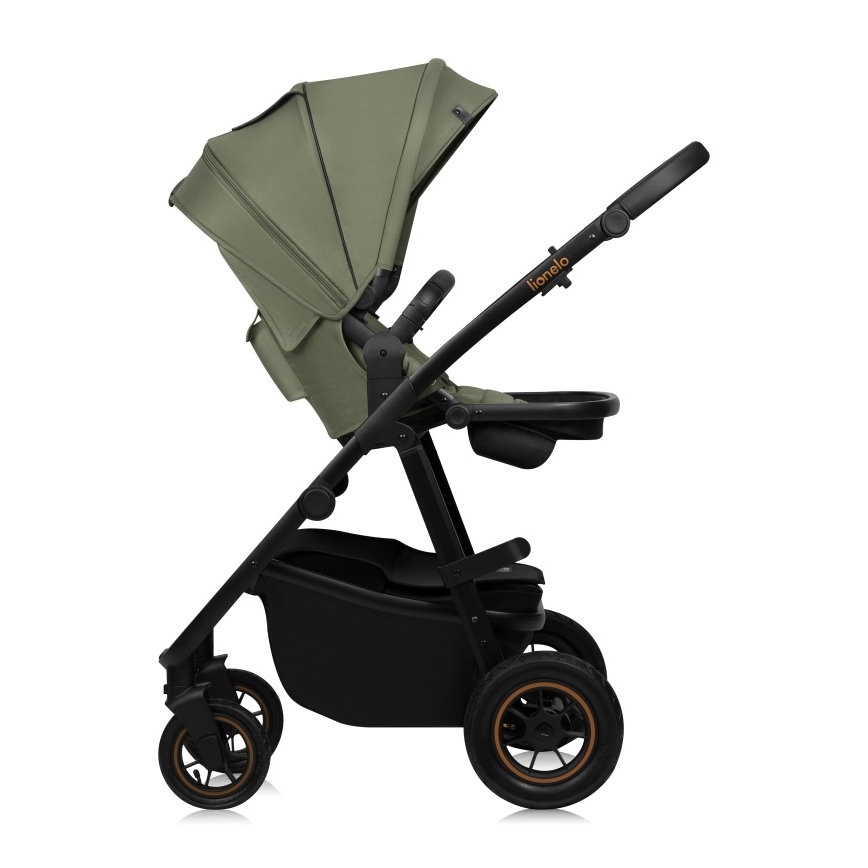 Lionelo - Cochecito combinable 2 en 1 AMBER PLUS Verde Bosque