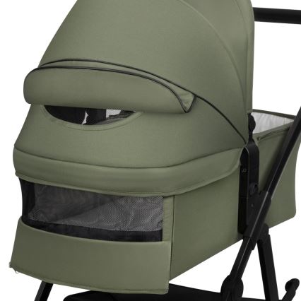 Lionelo - Cochecito combinable 2 en 1 AMBER PLUS Verde Bosque