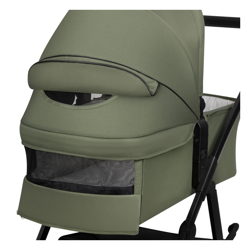 Lionelo - Cochecito combinable 2 en 1 AMBER PLUS Verde Bosque