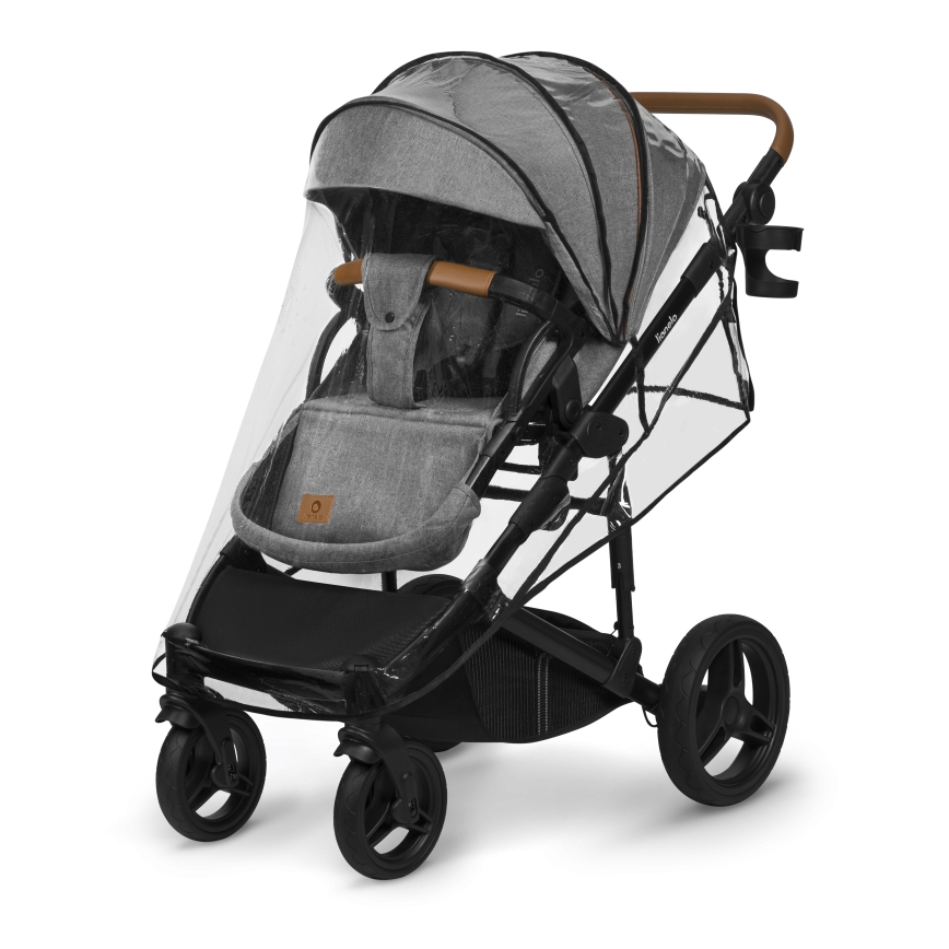 Lionelo - Cochecito combinable 2 en 1 MARI TOUR Gris Piedra