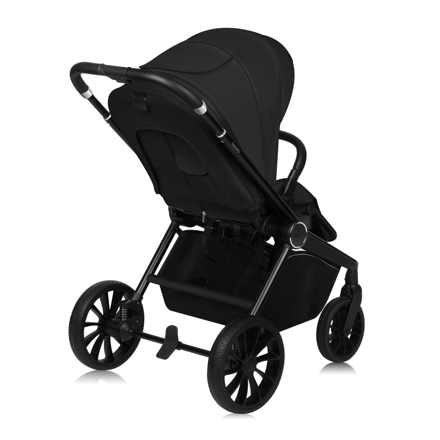 Lionelo - Cochecito combinable 2 en 1 MIKA PLUS Negro Ónix