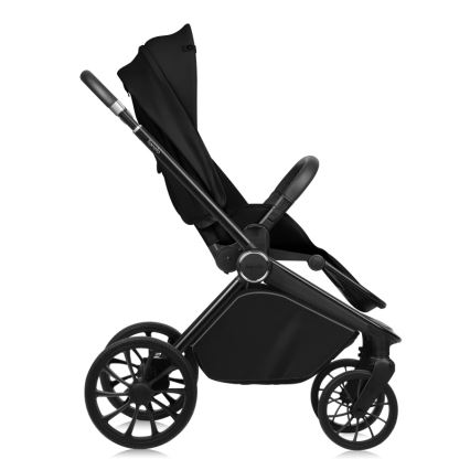 Lionelo - Cochecito combinable 2 en 1 MIKA PLUS Negro Ónix
