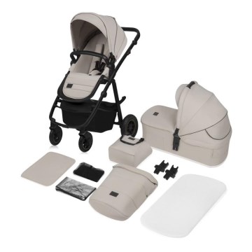 Lionelo - Cochecito combinado 2 en 1 AMBER PLUS beige arena