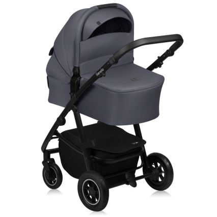 Lionelo - Cochecito combinado 2 en 1 AMBER PLUS Gris grafito