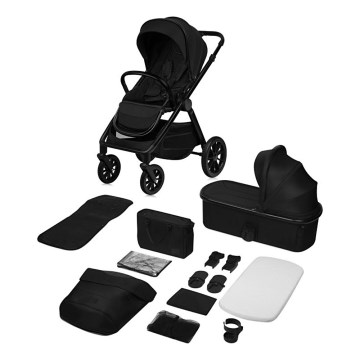 Lionelo - Cochecito combinado 2 en 1 LAYLA Ónix Negro
