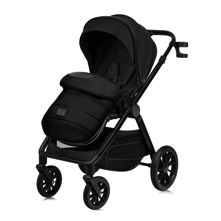 Lionelo - Cochecito combinado 2 en 1 LAYLA Ónix Negro
