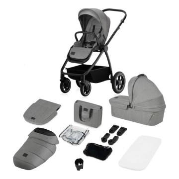 Lionelo - Cochecito combinado 2 en 1 MERIL Grey Stone
