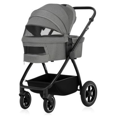 Lionelo - Cochecito combinado 2 en 1 MERIL Grey Stone
