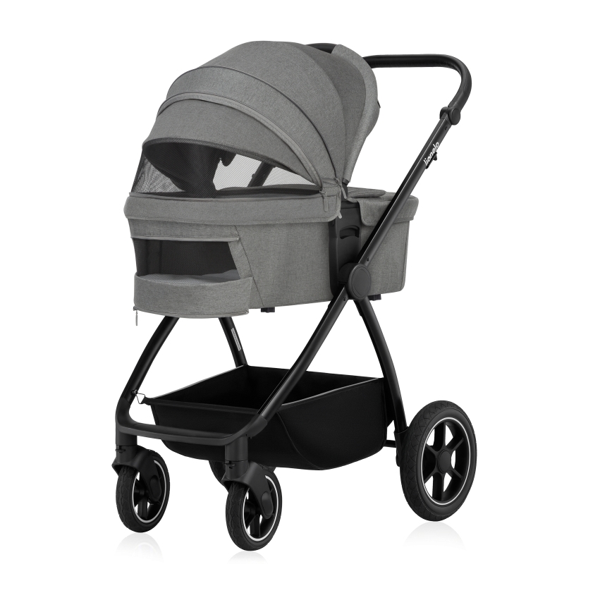 Lionelo - Cochecito combinado 2 en 1 MERIL Grey Stone
