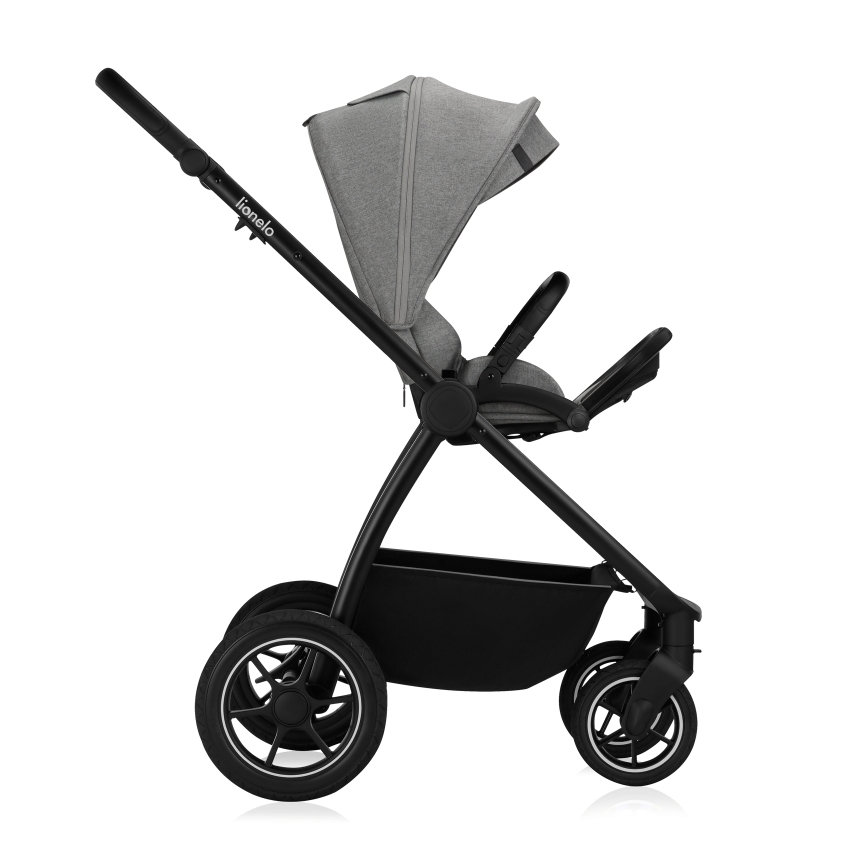 Lionelo - Cochecito combinado 2 en 1 MERIL Grey Stone
