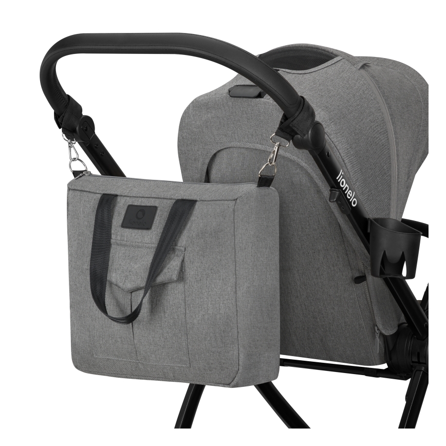 Lionelo - Cochecito combinado 2 en 1 MERIL Grey Stone