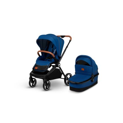 Lionelo - Cochecito combinado 2 en 1 MIKA Blue Navy