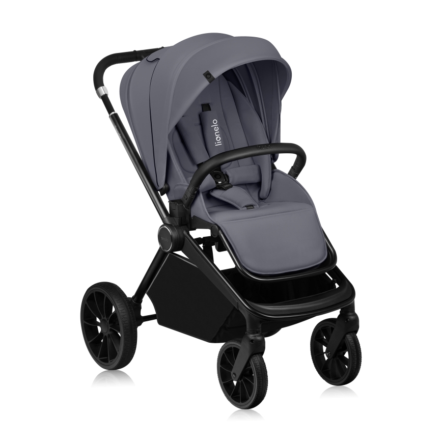Lionelo - Cochecito combinado 2 en 1 MIKA PLUS Gris piedra