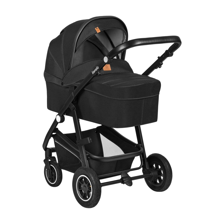 Lionelo - Cochecito combinado 3 en 1 BIANKA Black Onyx