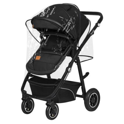 Lionelo - Cochecito combinado 3 en 1 BIANKA Black Onyx