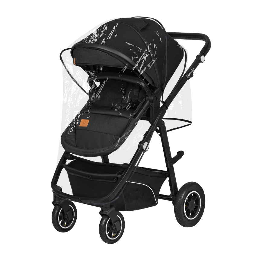 Lionelo - Cochecito combinado 3 en 1 BIANKA Black Onyx