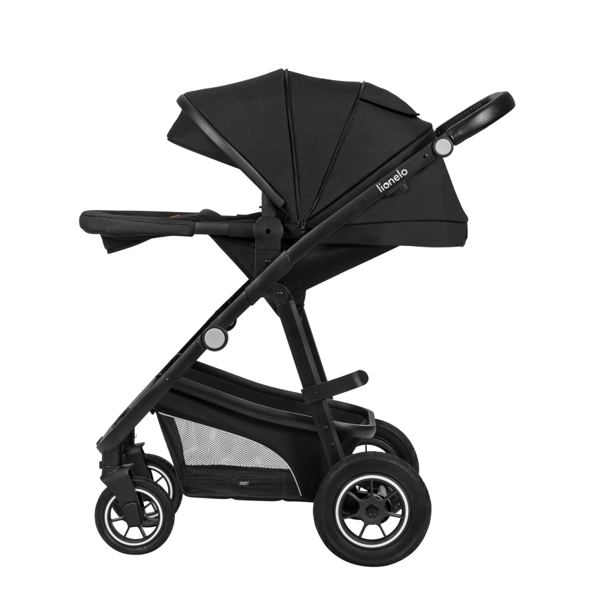 Lionelo - Cochecito combinado 3 en 1 BIANKA Black Onyx