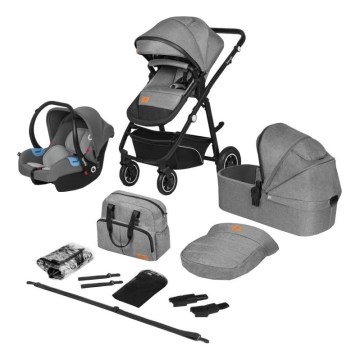 Lionelo - Cochecito combinado 3 en 1 BIANKA Gris Piedra