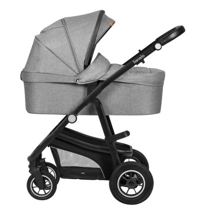 Lionelo - Cochecito combinado 3 en 1 BIANKA Gris Piedra