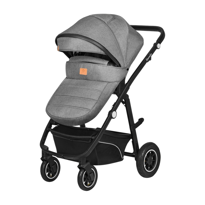Lionelo - Cochecito combinado 3 en 1 BIANKA Gris Piedra