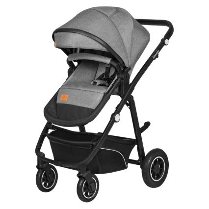 Lionelo - Cochecito combinado 3 en 1 BIANKA Gris Piedra