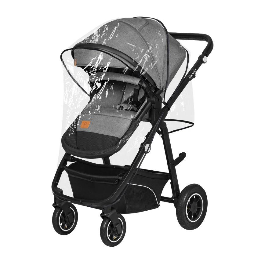 Lionelo - Cochecito combinado 3 en 1 BIANKA Gris Piedra