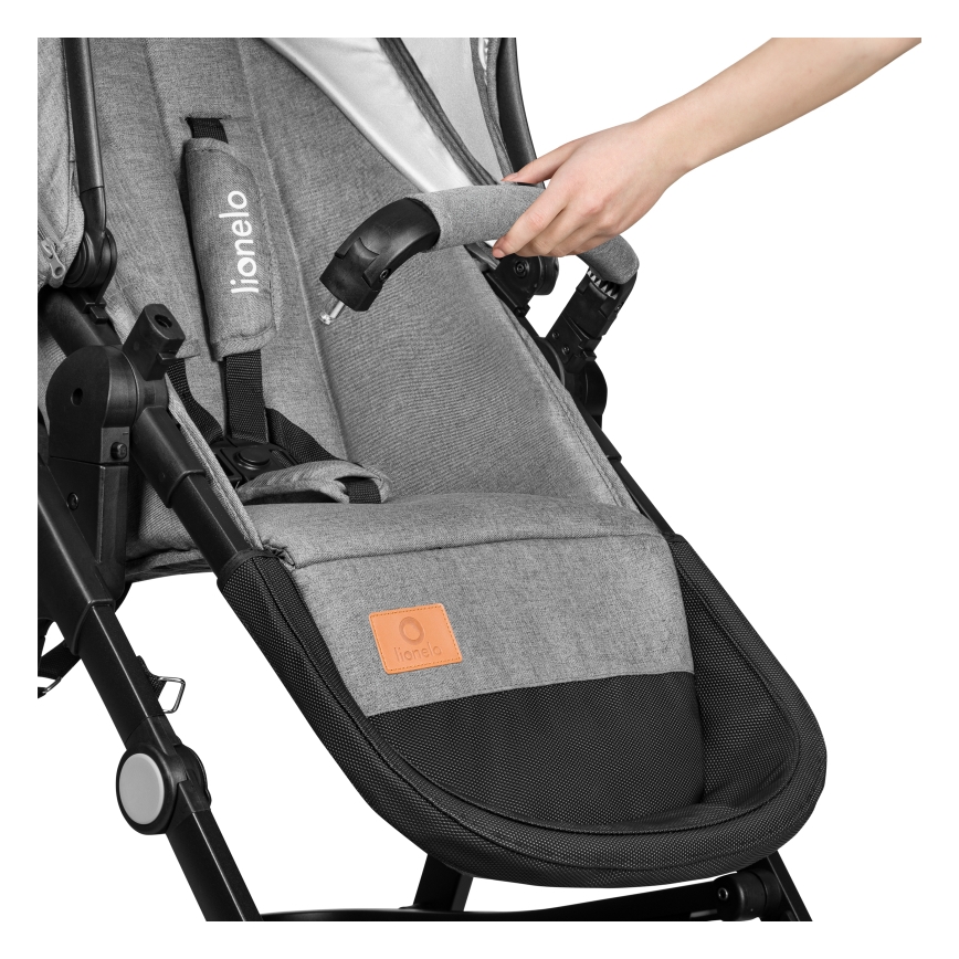 Lionelo - Cochecito combinado 3 en 1 BIANKA Gris Piedra