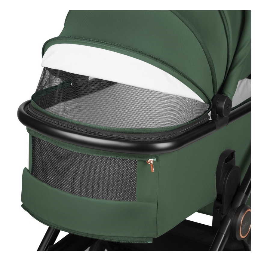 Lionelo - Cochecito combinado 3 en 1 LAYLA Green Forest