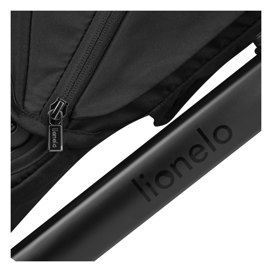 Lionelo - Cochecito combinado 3 en 1 LAYLA Negro Ónix