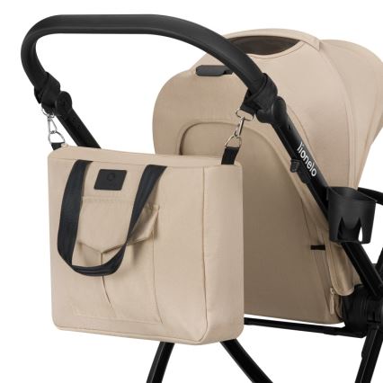 Lionelo - Cochecito combinado 3 en 1 MERIL Beige Arena