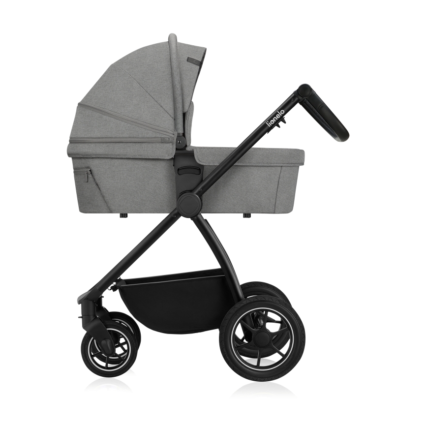 Lionelo - Cochecito combinado 3 en 1 MERIL Grey Stone