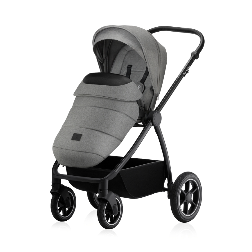 Lionelo - Cochecito combinado 3 en 1 MERIL Grey Stone