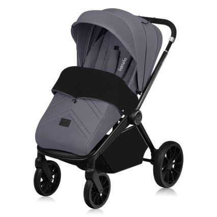 Lionelo - Cochecito combinado 3 en 1 MIKA PLUS Grey Stone