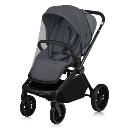 Lionelo - Cochecito combinado 3 en 1 MIKA PLUS Grey Stone