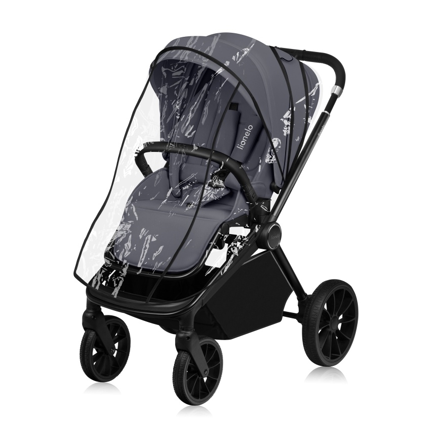 Lionelo - Cochecito combinado 3 en 1 MIKA PLUS Grey Stone