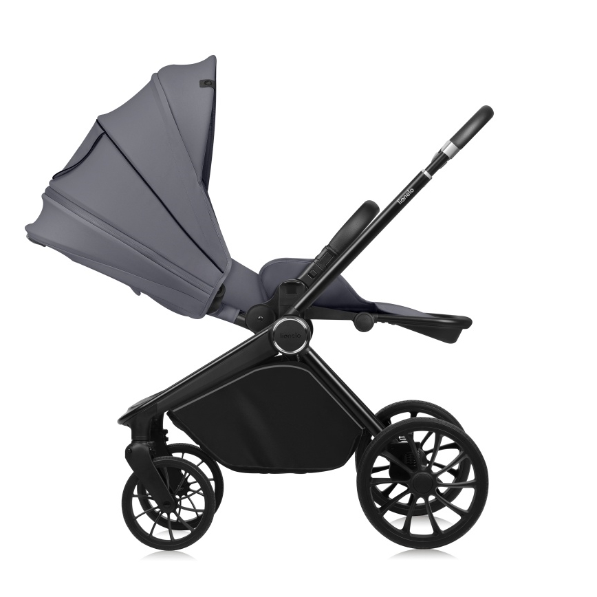 Lionelo - Cochecito combinado 3 en 1 MIKA PLUS Grey Stone