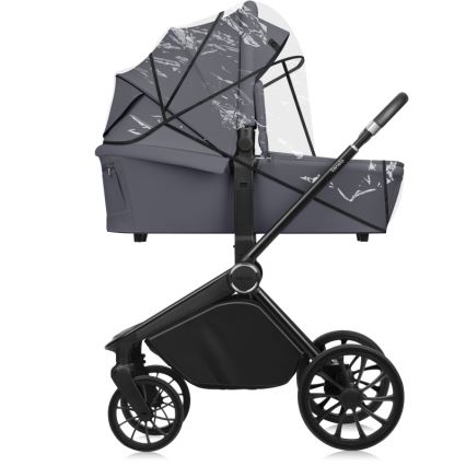 Lionelo - Cochecito combinado 3 en 1 MIKA PLUS Grey Stone