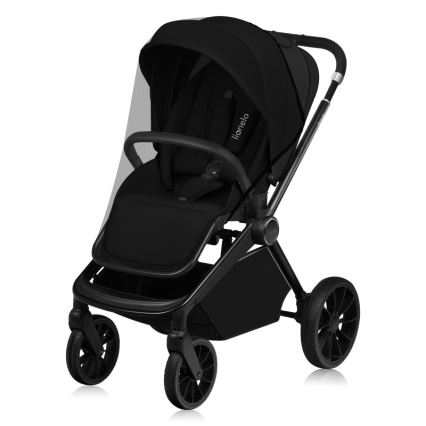 Lionelo - Cochecito combinado 3 en 1 MIKA PLUS Negro Ónix