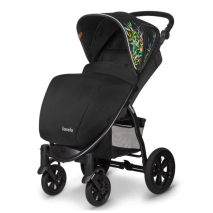 Lionelo - Cochecito deportivo ANNET TOUR negro/verde
