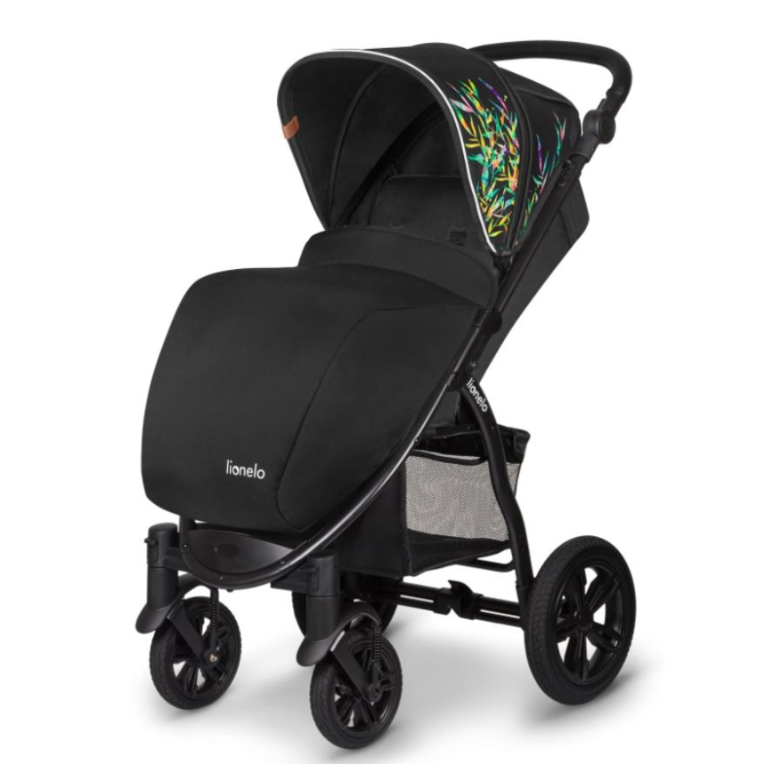 Lionelo - Cochecito deportivo ANNET TOUR negro/verde