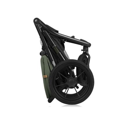 Lionelo - Cochecito deportivo AZURA negro/verde