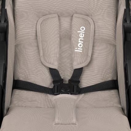 Lionelo - Cochecito deportivo EMMA PLUS beige/negro