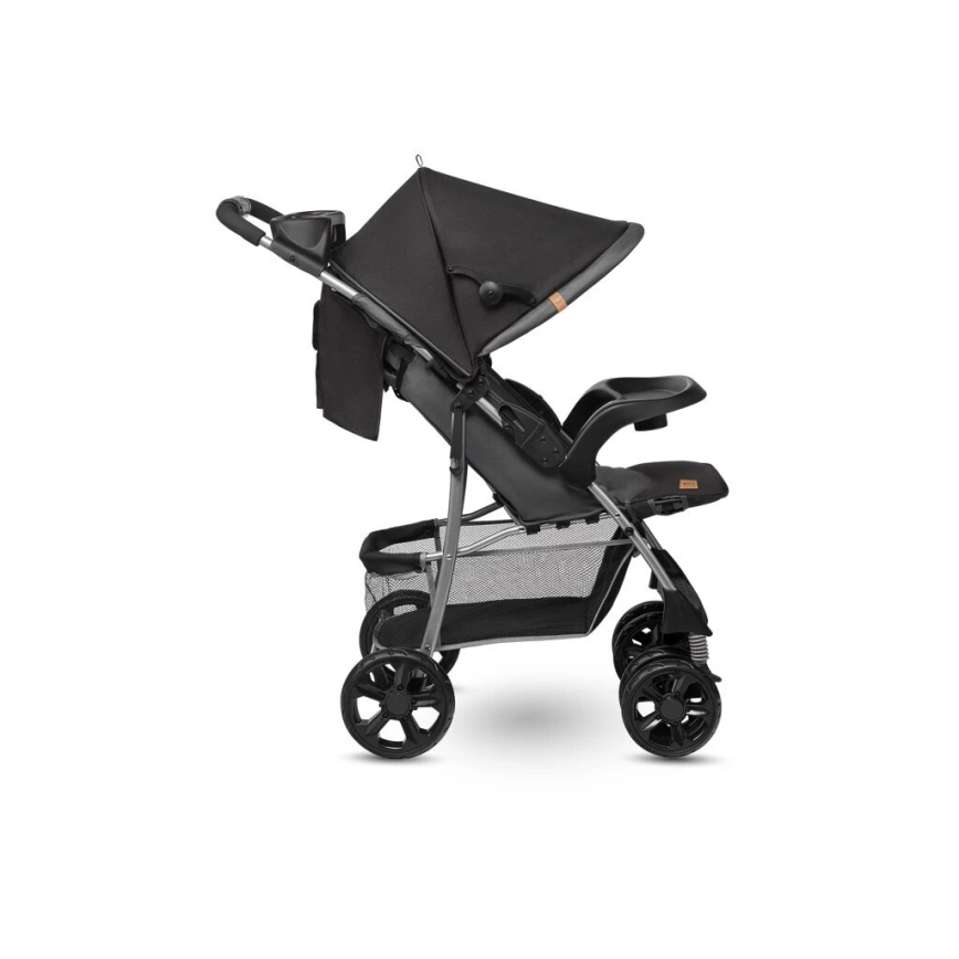 Lionelo - Cochecito deportivo EMMA PLUS negro