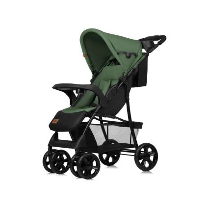 Lionelo - Cochecito deportivo EMMA PLUS verde/negro