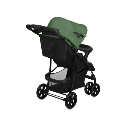 Lionelo - Cochecito deportivo EMMA PLUS verde/negro