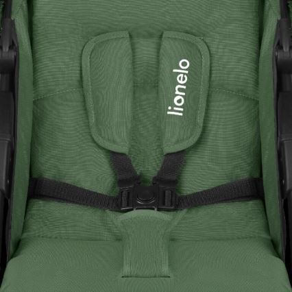 Lionelo - Cochecito deportivo EMMA PLUS verde/negro